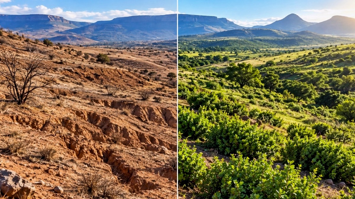 Güney Afrika'da 50 Yıllık Deney: Fidanlar Bölgenin Çehresini Değiştirdi