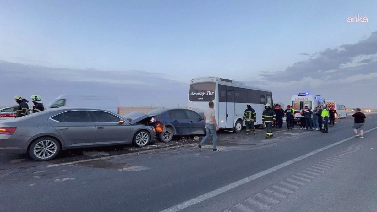 Toz Fırtınası Sisinle Kaza Yaptı: 16 Kişi Yaralandı