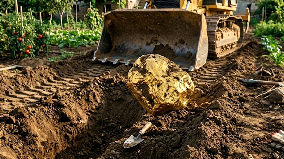 Alaska'da Buldozer Kazısında 9 Kiloluk Dev Altın Parçası Bulundu