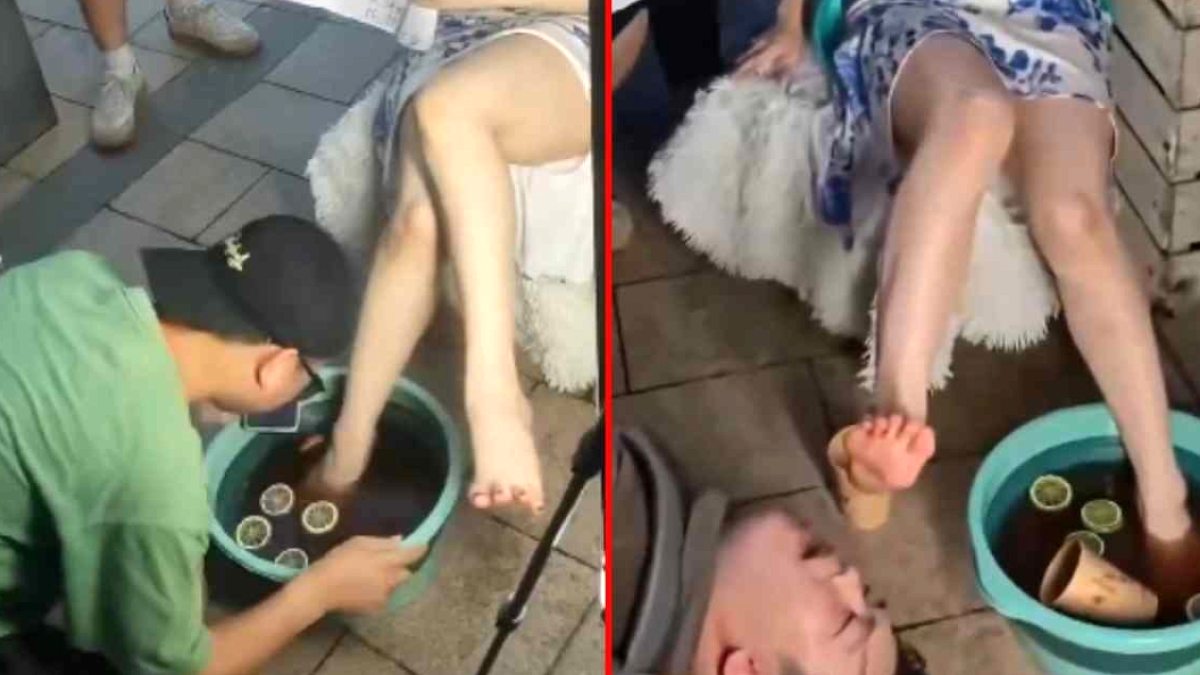 Çin'de 'Ayak Suyu' Trendi Skandal Yarattı: 364 Liraya Sıra Beklediler