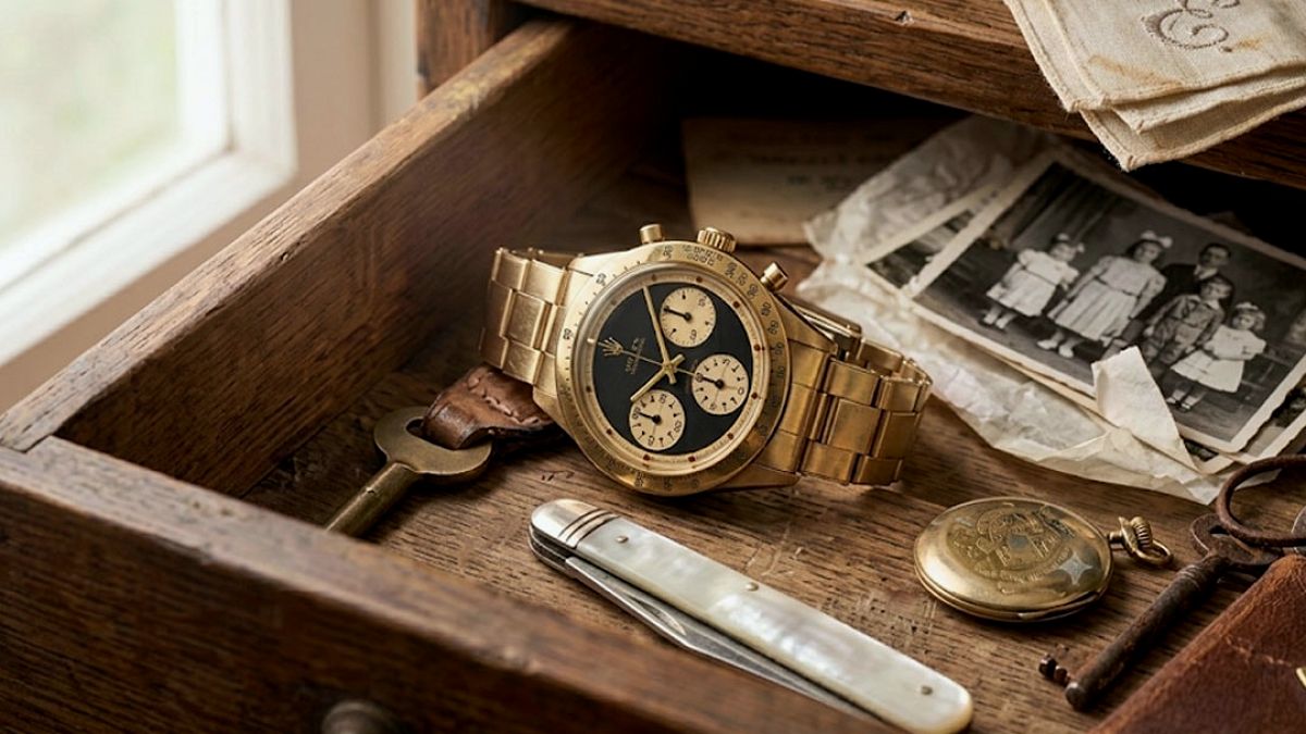 45 Yıllık Çekmece Hazinesi: Nadir Rolex Daytona Rekor Fiyata Satıldı