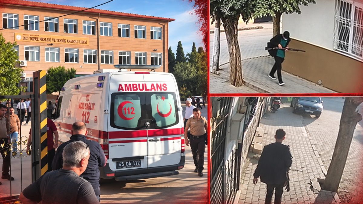 Manisa'da Liseye Silahlı Saldırı: 10 Öğrenci Yaralı, Saldırgan Yakalandı