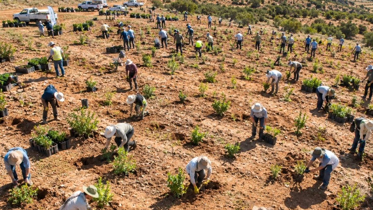 Güney Afrika'da Çorak Arazilere Umut: 300 Milyon Adet Fil Çalısı Dikilecek