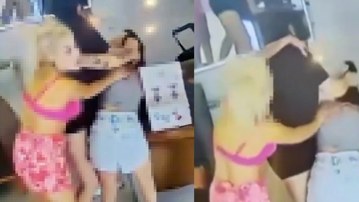 İş Yerinde Kanlı Kavga: Kadınlar Birbirine Girdi, Kafa Masaya Vuruldu