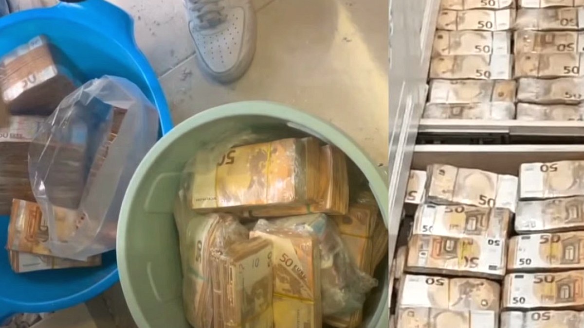 İtalya'da Gizli Bölmelerden Milyonlarca Avro Çıktı: Kovalarla Taşındı