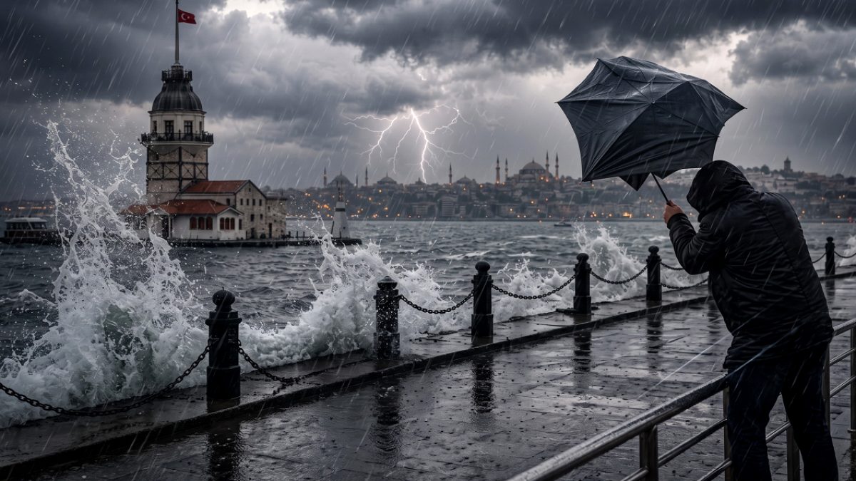 İstanbul'da Şiddetli Fırtına ve Sağanak Yağış Geliyor: Valilikten Uyarı
