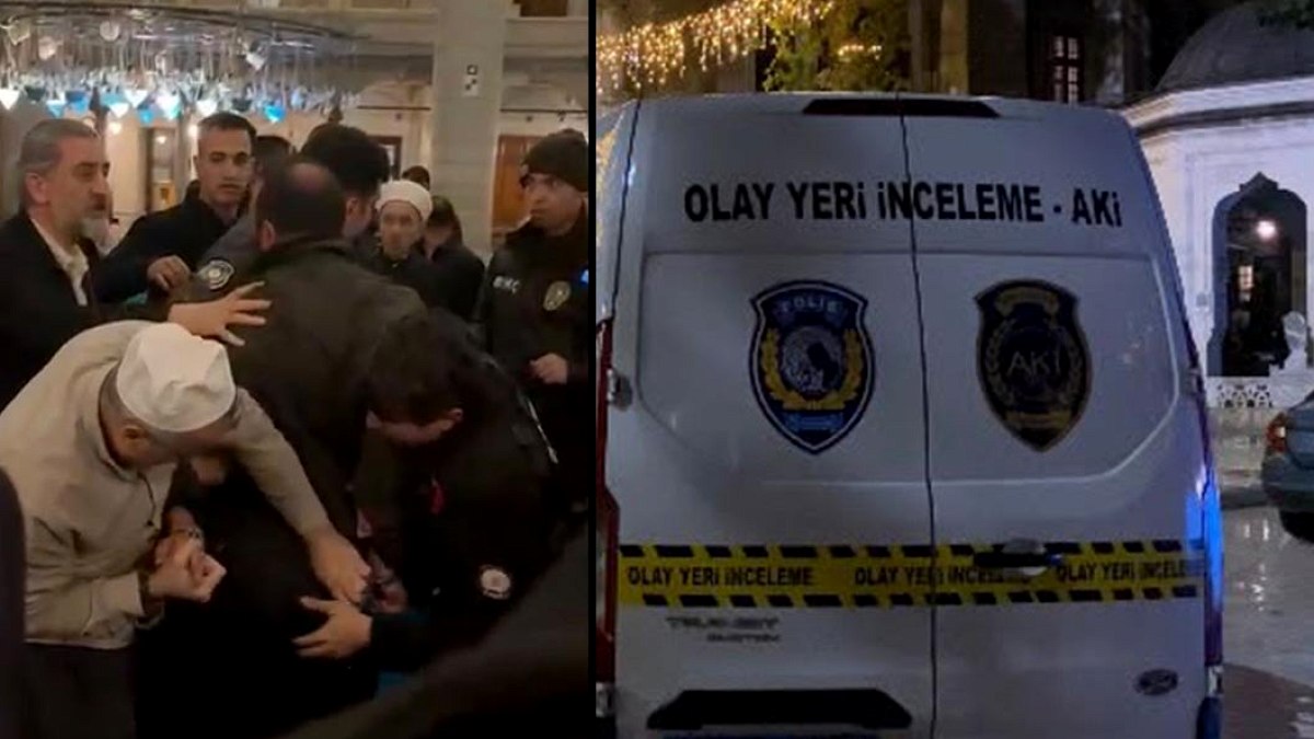 Eyüpsultan Camii'nde Namaz Vakti Silahlı Kavga: Cami İçi Panik Yaşandı