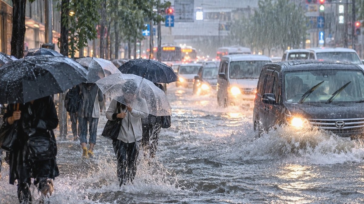 Tokyo'da 138 Yıllık Rekor: 35 Gün Aralıksız Yağmur Hayatı Felç Etti
