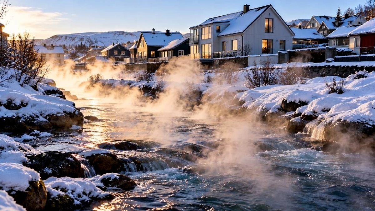 Reykjavik'te Doğal Isı Kaynağı: Evler Yer Altı Suyuyla Isınıyor