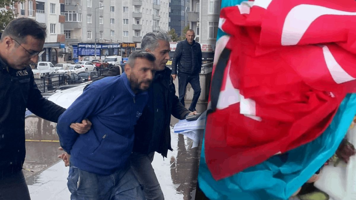Tekirdağ'da Provokasyon: Türk Bayrağını Çöpe Attı, Kayıt Aldı