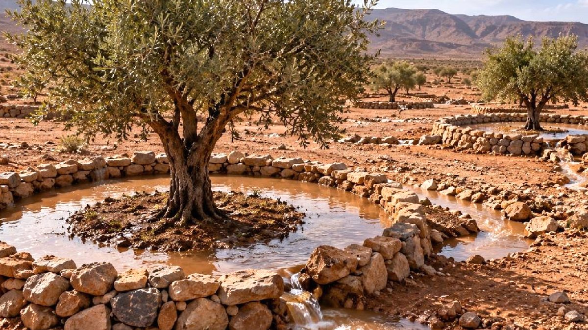 Ürdün'de Kuraklıkla Mücadele: Binlerce Taşla Yağmur Suyu Hasadı Başarısı