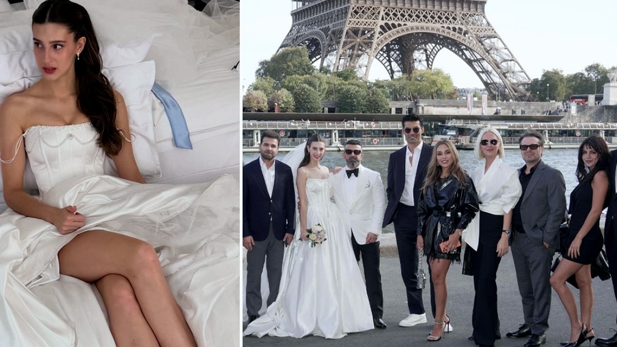 Oyuncu Itır Esen ve Menajeri Engin Aykanat'tan Romantik Paris Pozları