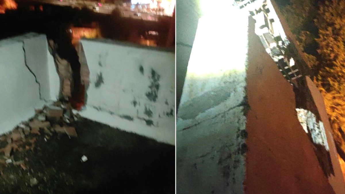 Adana'da Şiddetli Fırtına: Yıldırım Düşmesi Sonucu Elektrik Direği Apartmana Devrildi