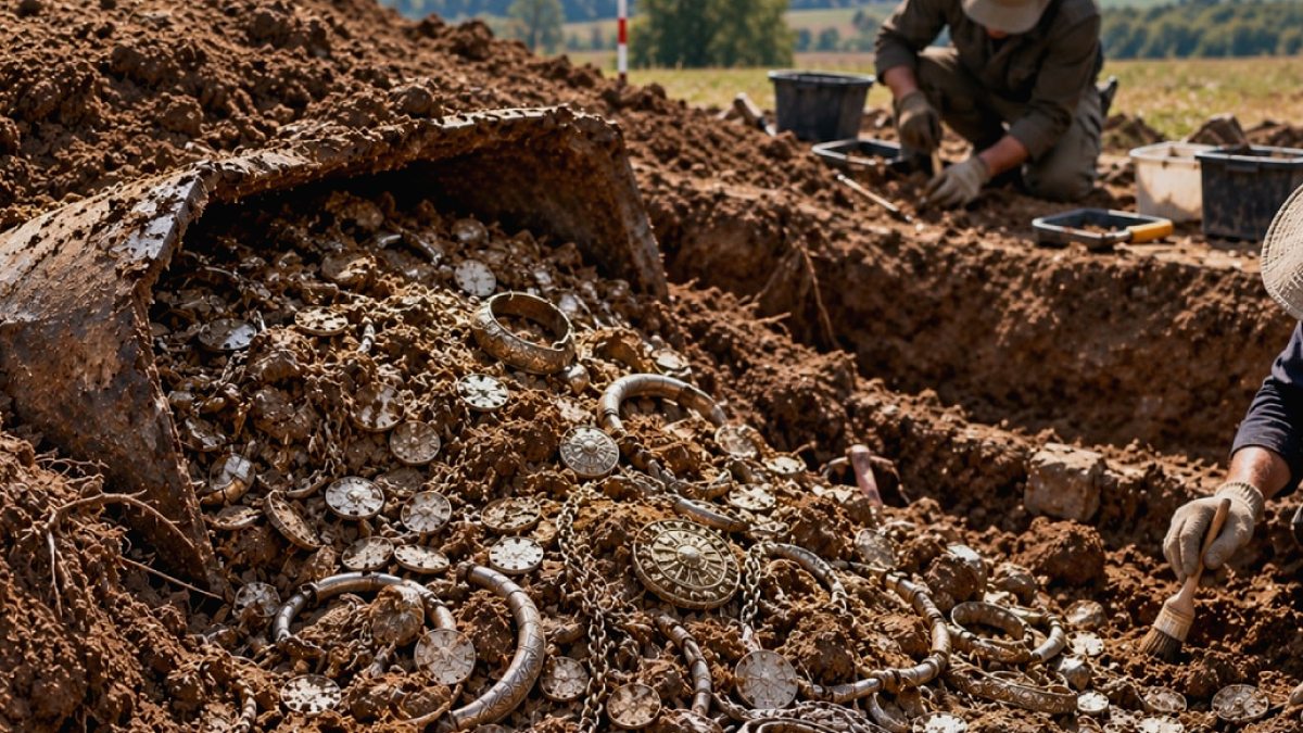 Rusya'da Bin Yıllık Gümüş Hazine Bulundu: Tarihe Işık Tutan Keşif