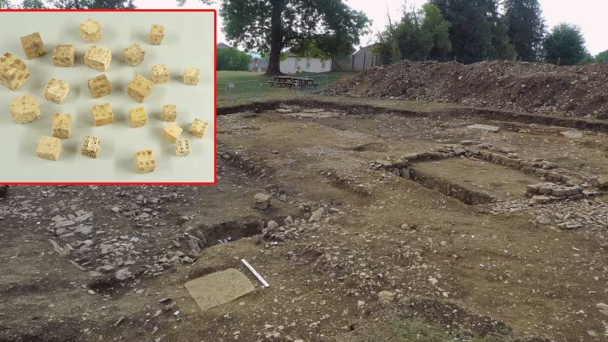 Fransa'da Antik Kazı: 300 Kişilik Köyün Altından Binlerce Zar Çıktı