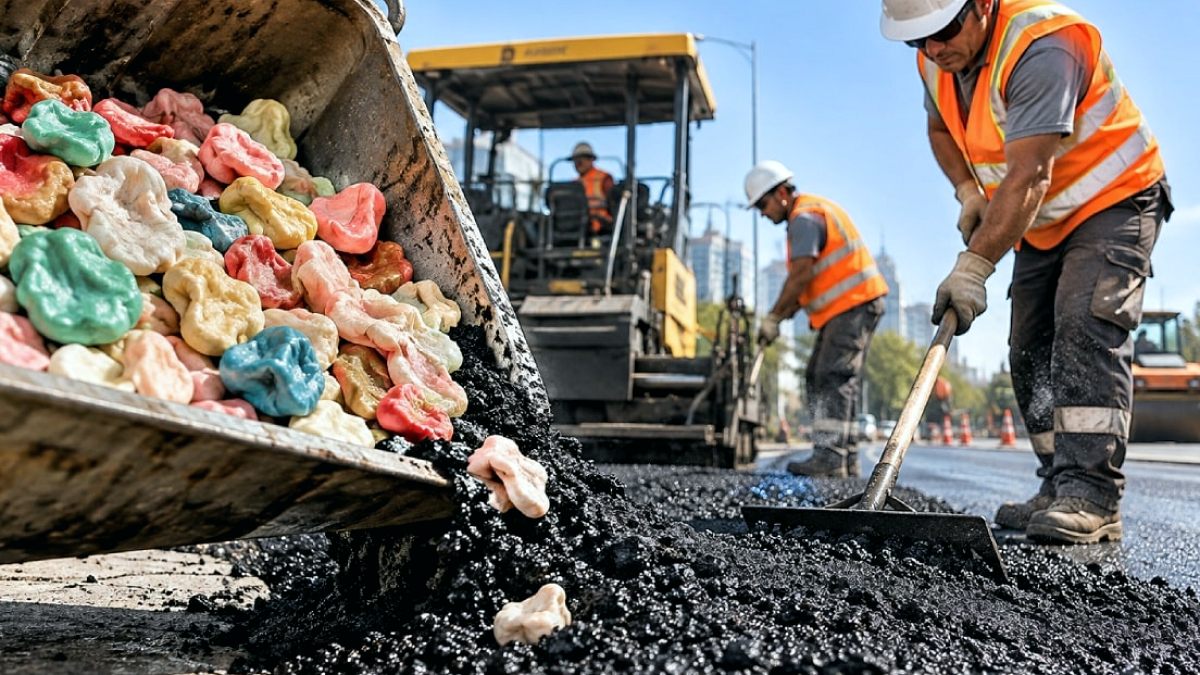 Çiğnenmiş Sakızlar Artık Yollarda: Yenilikçi Geri Dönüşüm Yöntemi