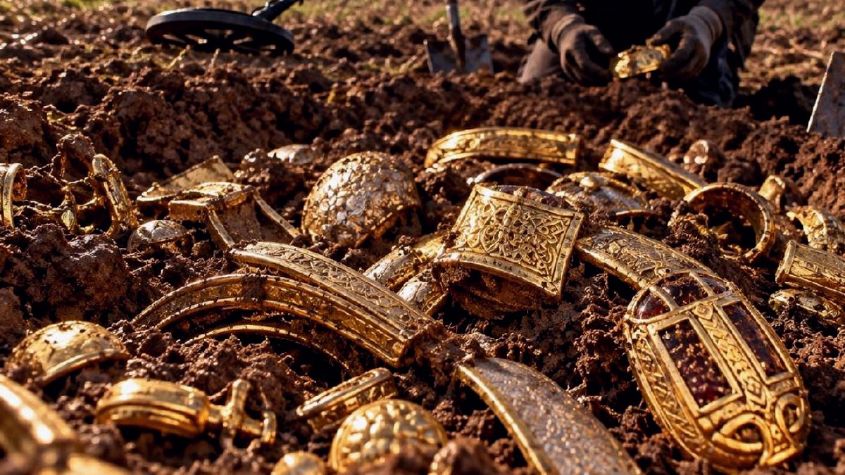 İngiltere'de Tarihi Bir Tarla, Binlerce Yıllık Hazineye Ev Sahipliği Yaptı