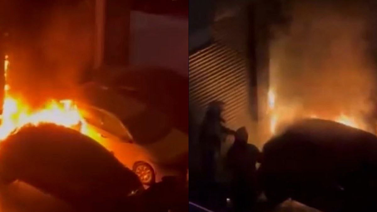 Kadıköy'de Aydınlatma Direği Kaynaklı Akılalmaz Yangın: İki Araç Küle Döndü