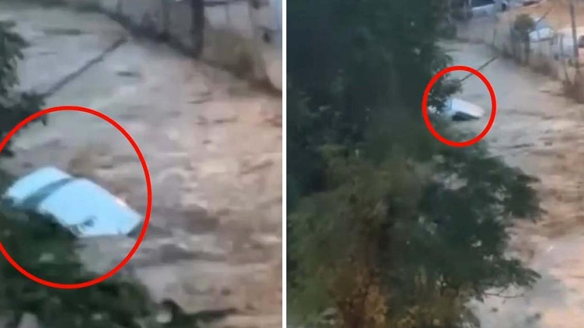 İstanbul'da Sel Felaketinde Kaybolan Vatandaşların Araçları Sulara Kapıldı