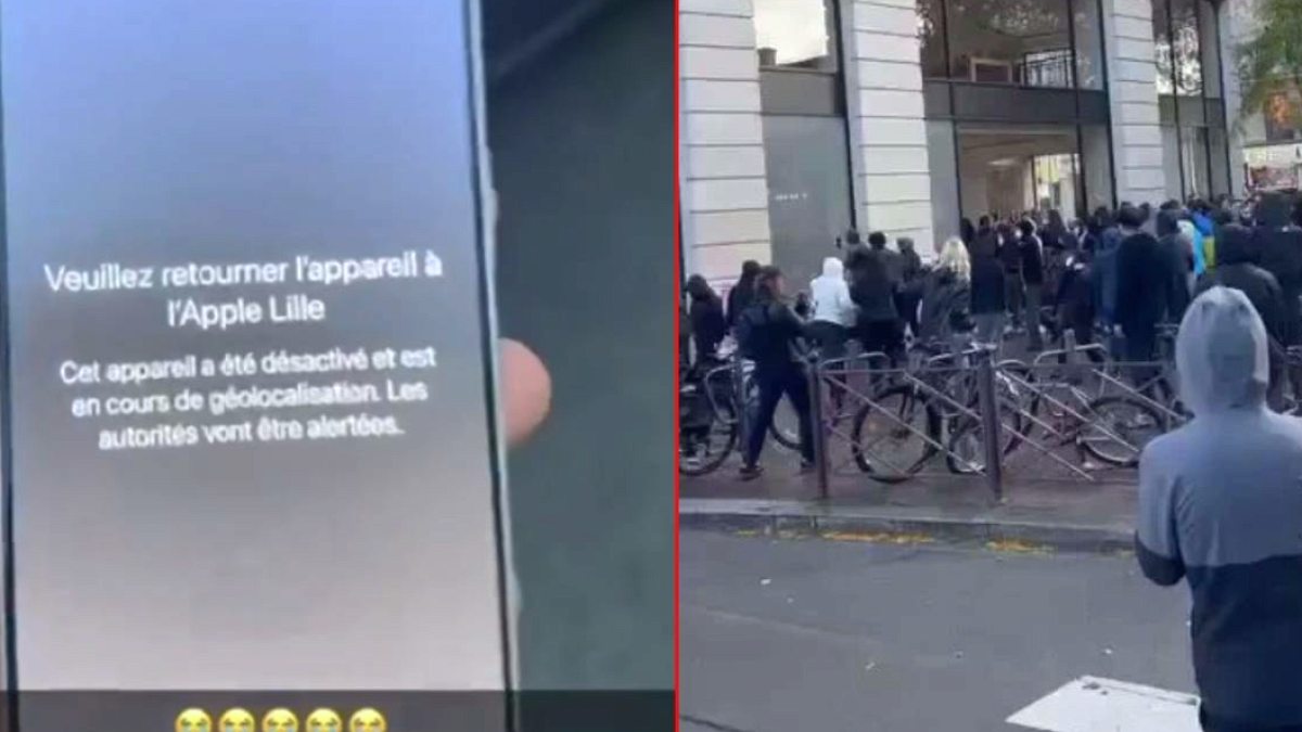 Fransa'da Çalınan iPhone'lar Kilitlendi: Ekranda Uyarı Mesajı Belirdi