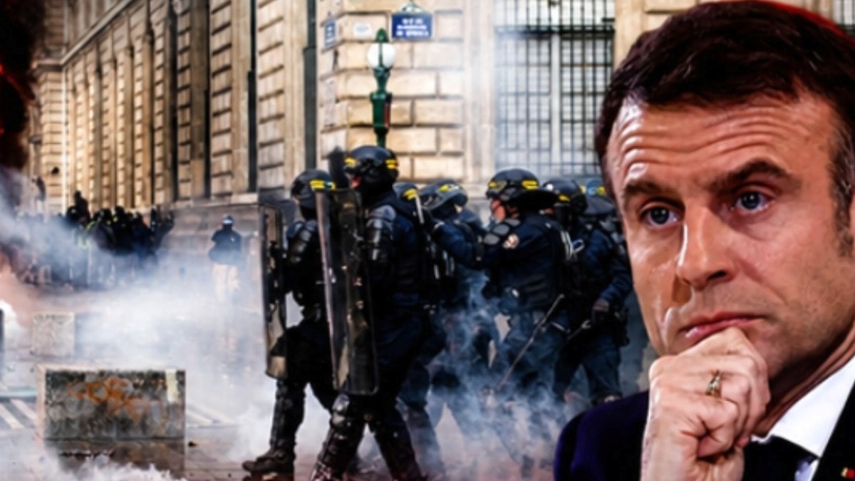 Fransa'da Protestolar Şiddetlendi: Macron'dan Sert Tepki