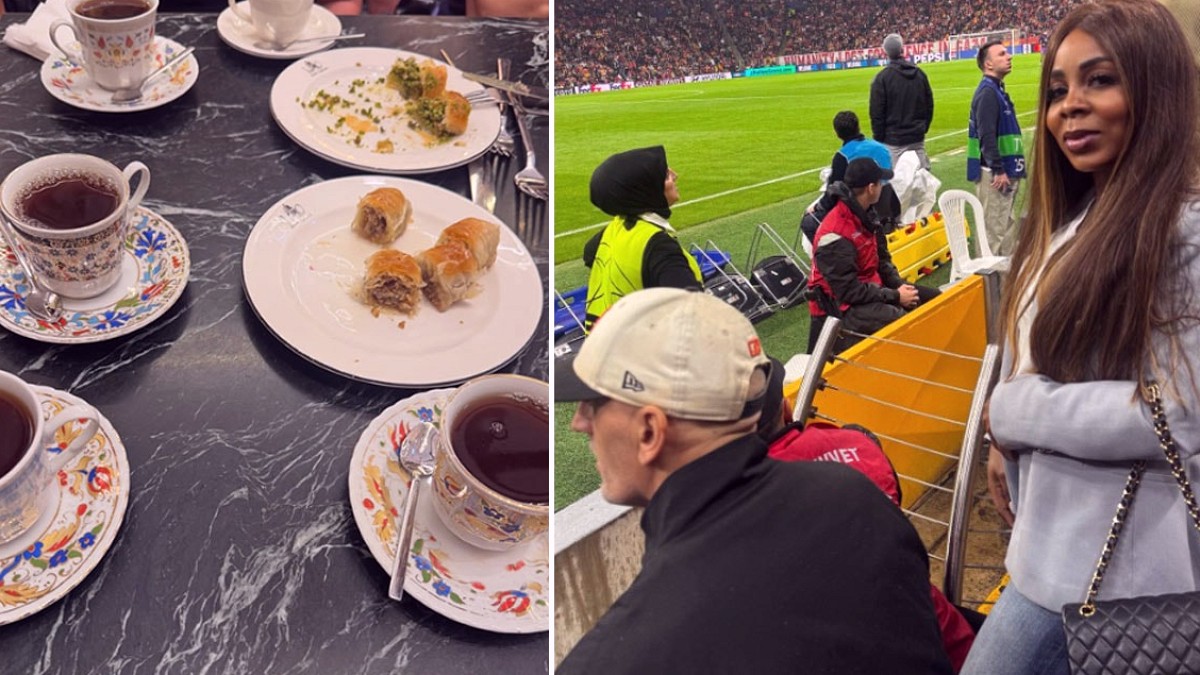 Dünyaca Ünlü Futbolcunun Annesi İstanbul'a Hayran Kaldı: Lezzetleri Tatdı, Tarihi Mekanları Gezdi