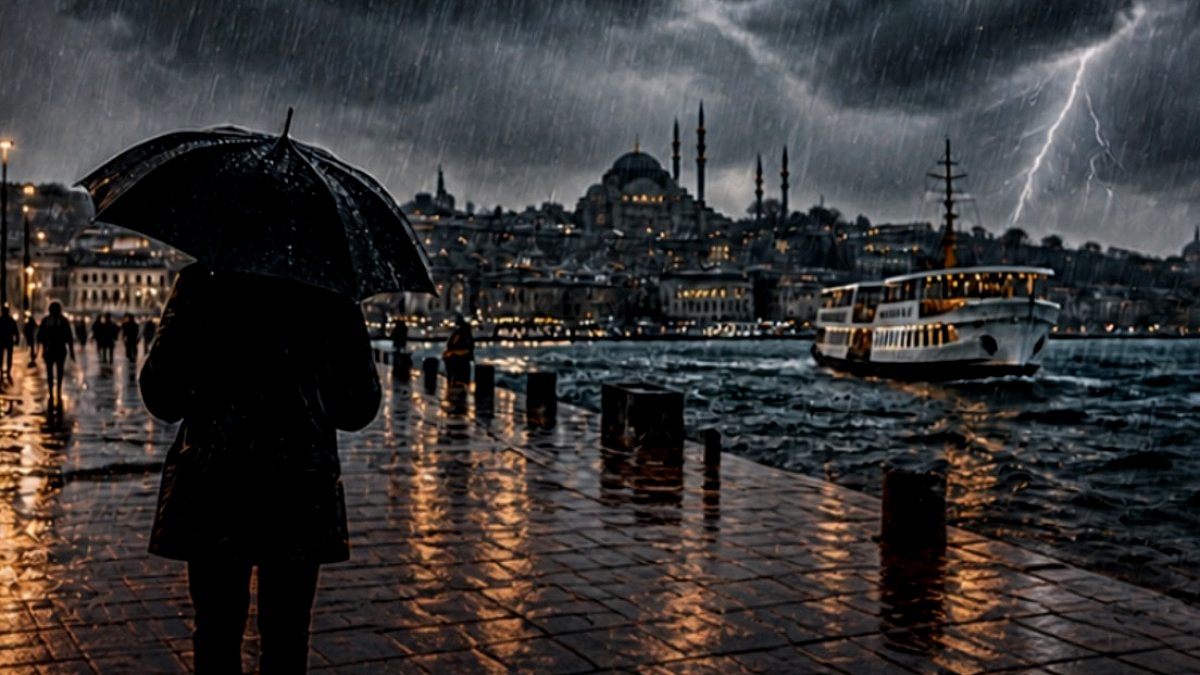 İstanbul'a Cuma Günü İçin Kuvvetli Yağış Uyarısı Geldi