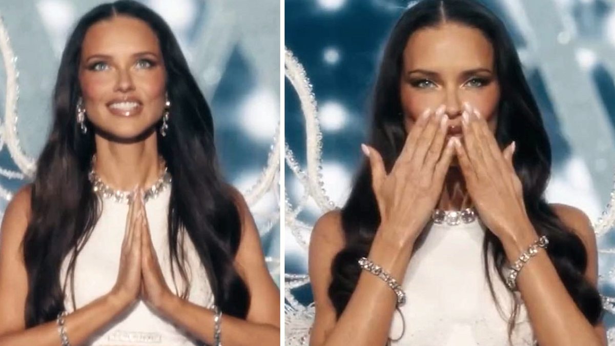 Adriana Lima Victoria's Secret Finalinde Göz Kamaştırdı