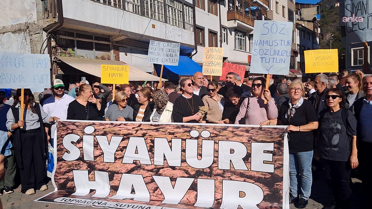 Murgul Halkı Siyanürlü Madenciliğe Karşı Ses Yükseltti