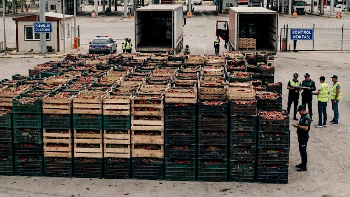 Türkiye'den Gönderilen Biberler Bulgaristan'da İmha Edildi