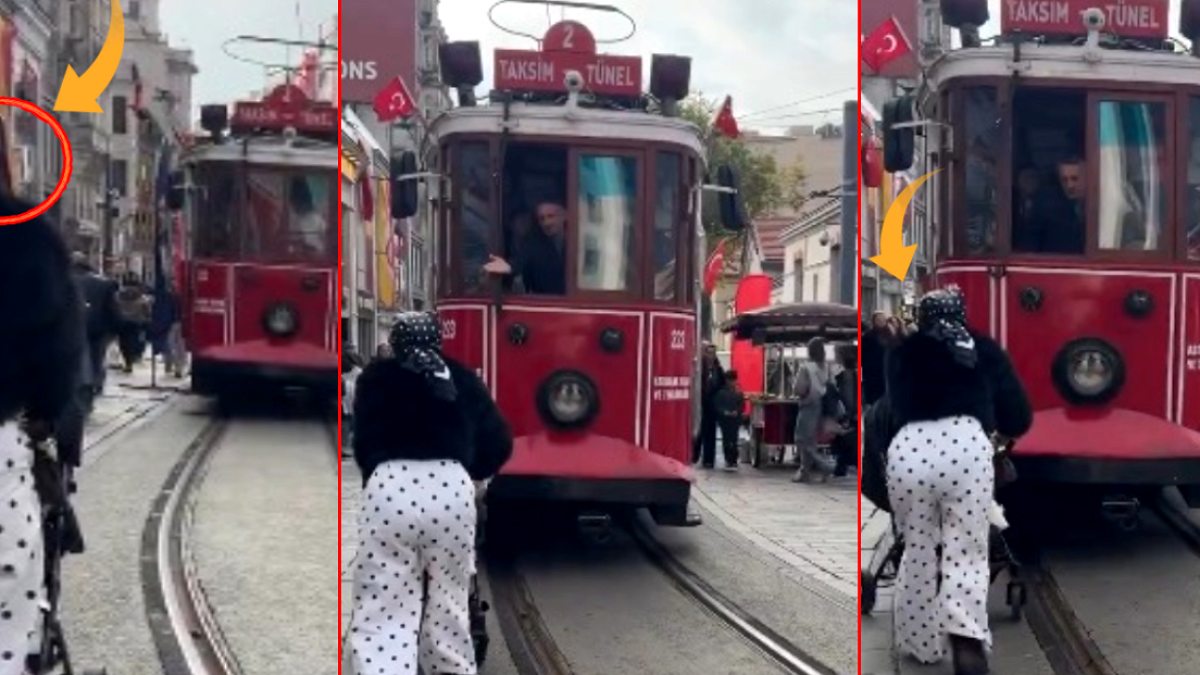 Akıl S almaz Sorumsuzluk: Kadın, Cep Telefonuyla Uğraşırken Bebek Arabasını Tramvayın Önüne Sürdü